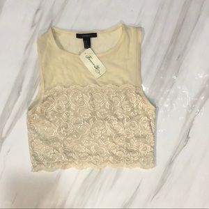 BNWT Lace crop top